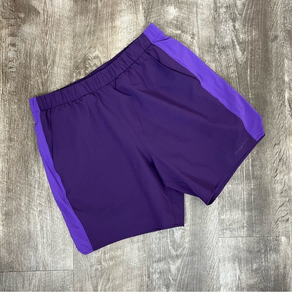 Outdoor Voices Açaí Purple High Stride 7” Shorts